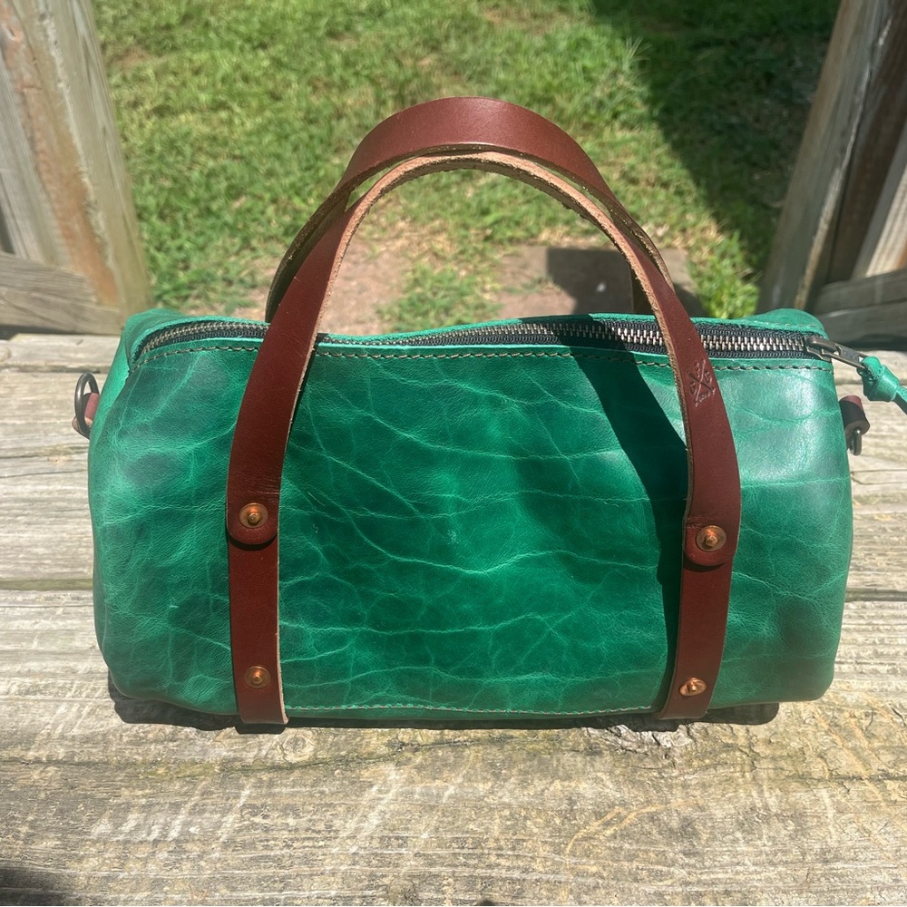 Go Forth Goods Jane Crossbody Pine & Saddle